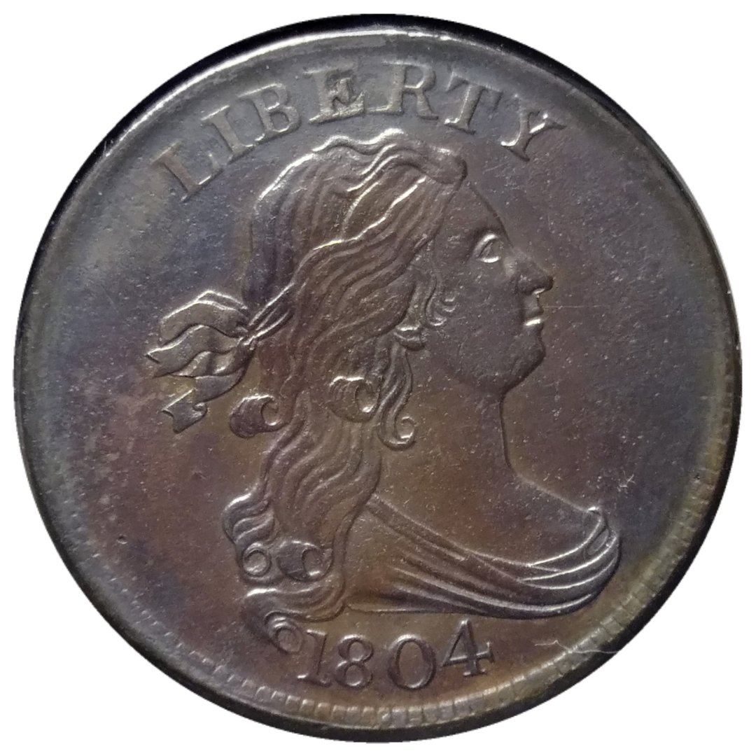 1804-Half-Cent-Crosslet-4-With-Stems-Cohen-10/Breen-9